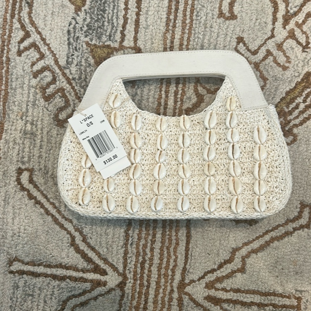 L*space shell bag new with tag ivory white